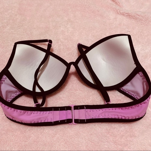 VICTORIA’S SECRET color block bikini top padded women’s size 34A - Picture 4 of 5